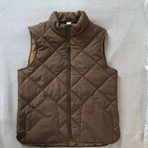 Big Boy's Brown Quilted Vest